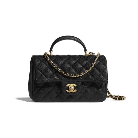 chanel flap bag with black chain|Chanel mini flap bag with top handle.